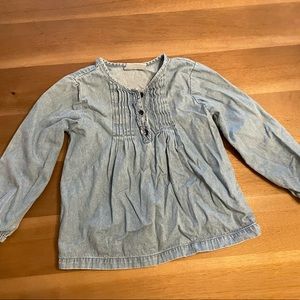 Hanna Andersson denim shirt size 100 (4)
